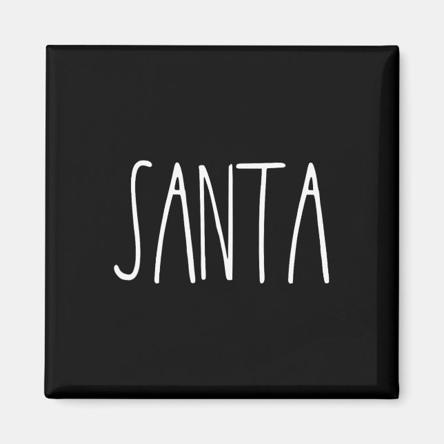 Santas Favorite Ho Santa För manar Par Christma Magnet (Framsidan)