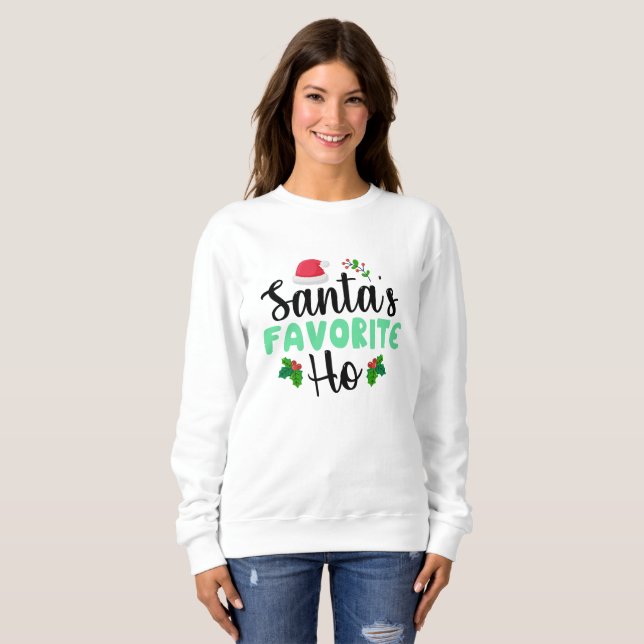 Santas' Favorite Ho T Shirt (Hel framsida)