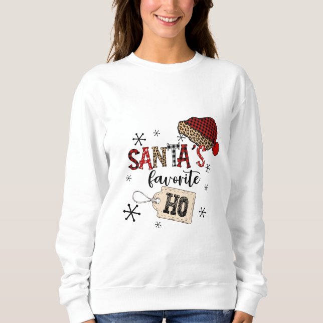Santa's Favorite Ho T Shirt (Framsida)