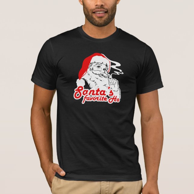 SANTA'S FAVORITE HO T-SHIRT (Framsida)
