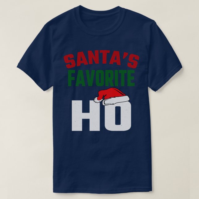 Santas Favorite Ho T Shirt (Design framsida)