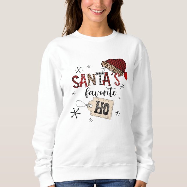 Santa's Favorite Ho T Shirt (Framsida)