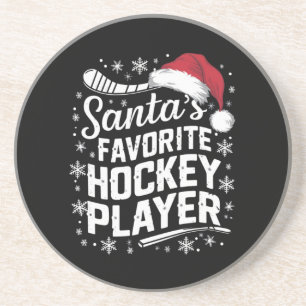 Santa's Favorite Hockey Player Pajama-jul Underlägg