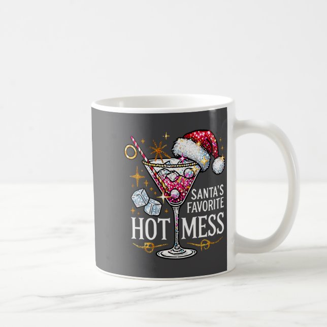 Santa's Favorite Hot Mess Long Sleeve  Kaffemugg (Höger)