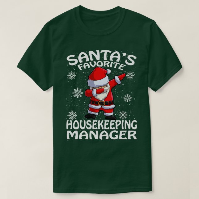 Santas Favorite Housebehölls-jul T Shirt (Design framsida)