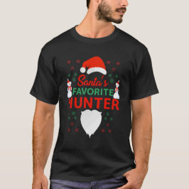 Santa's Favorite Hunter T Shirt