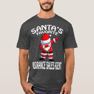 Santas Favorite Insurance Sales Agent jul T Shirt