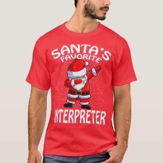 Santas Favorite Interpreter jul T Shirt