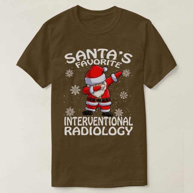 Santas Favorite Interventional Radiology jul T Shirt (Design framsida)
