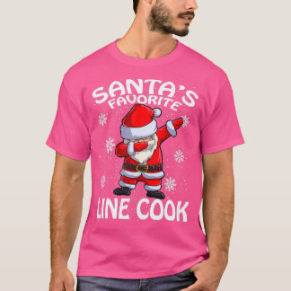 Santas Favorite Line Cook jul T Shirt