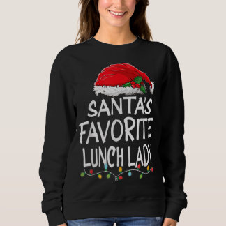 Santas Favorite Lunch Dam jul Jultomten t Shirt