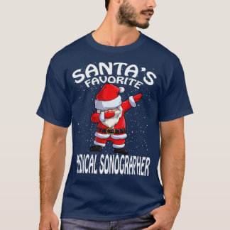 Santas Favorite Medical Sonographer jul T Shirt