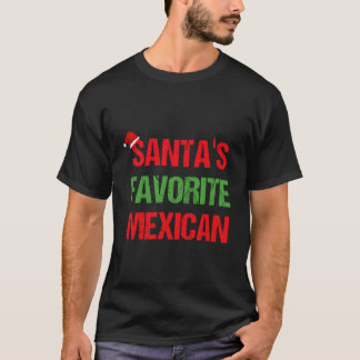 Santas Favorite Mexican Lundtig jul T Shirt