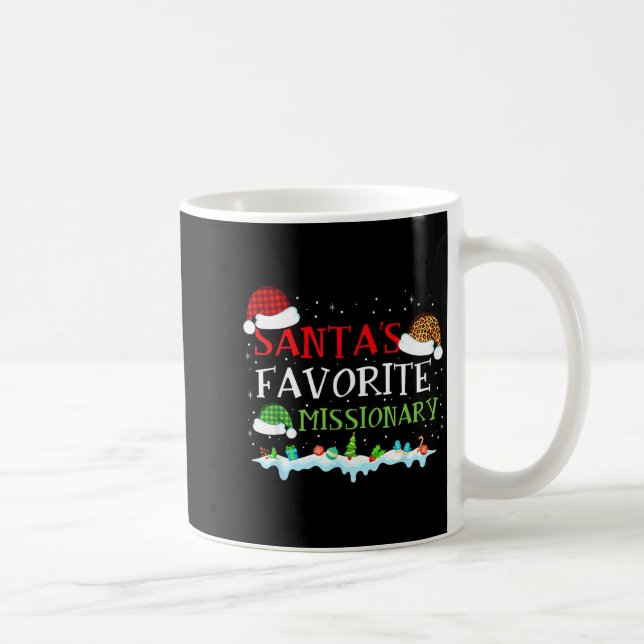Santa's Favorite Missionary Fun Christmas  Kaffemugg (Höger)