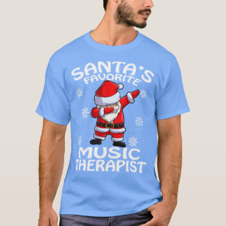 Santas Favorite Music Therapist jul T Shirt