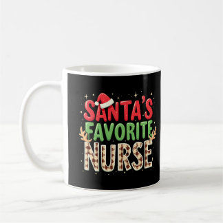 Santa's Favorite Nurse jul Mugg Helgdag