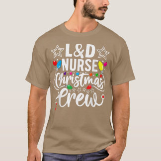 Santa's Favorite Nurse Julafton Light Santa Hat Je T Shirt