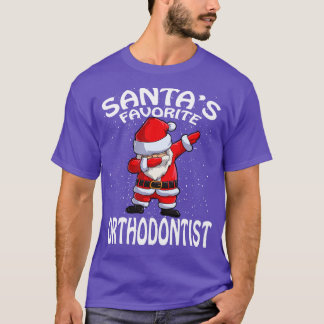 Santas Favorite Orthodontist jul T Shirt