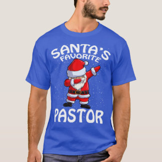 Santas Favorite Pastor jul T Shirt