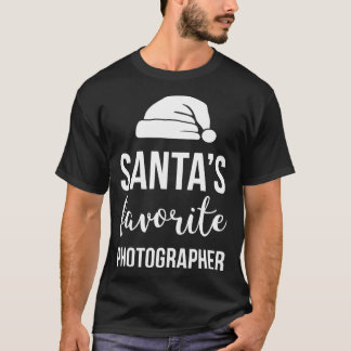 Santas Favorite Photographer Ljuskjul T Shirt