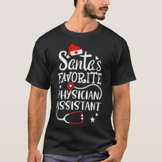 Santas Favorite Physician Assistant jul Heal T Shirt