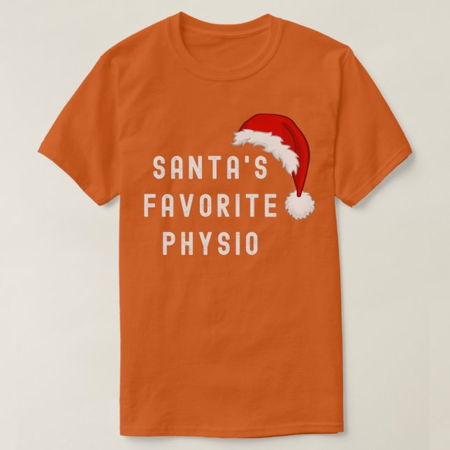 Santas Favorite Physio T Shirt (Design framsida)