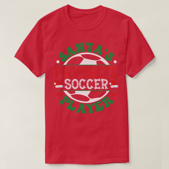 Santas Favorite Player T Shirt (Design framsida)