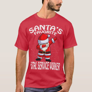 Santas Favorite Postal Service Worker jul T Shirt