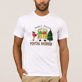 Santa's Favorite Postal Worker T Shirt