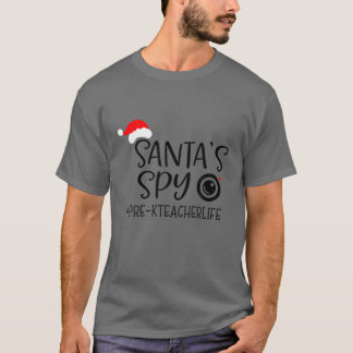 Santa's Favorite Pre-K Teacher Life-Jul Sant T Shirt
