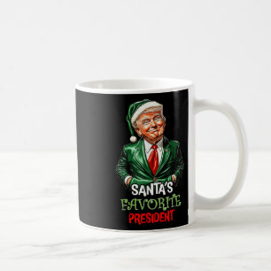 Santas Favorite President Funny Santa Trump 2024 Kaffemugg