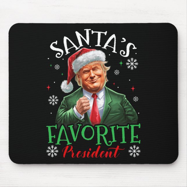 Santa's Favorite President Funny Trump jul X Musmatta (Framsidan)