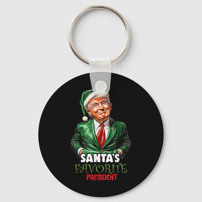 Santas Favorite President Nyckelring (Framsida)