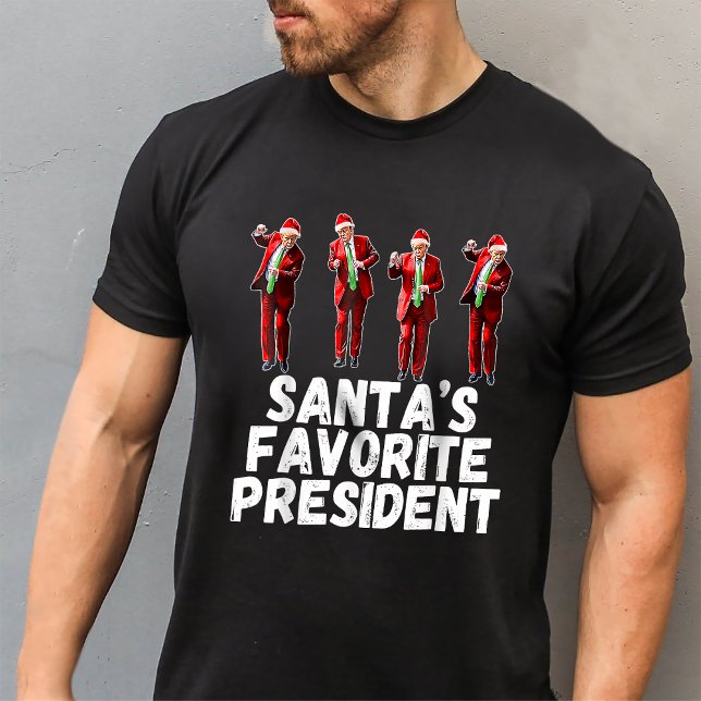 Santa's Favorite President Trump Dance Santa Hat T Shirt (Skapare uppladdad)