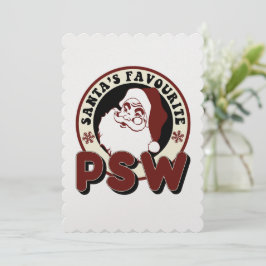 Santa's Favorite PSW-Helgdag Card Julkort