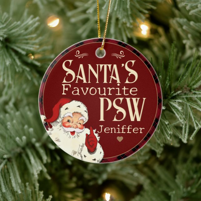 Santas Favorite PSW Julgransprydnad Keramik (Träd)