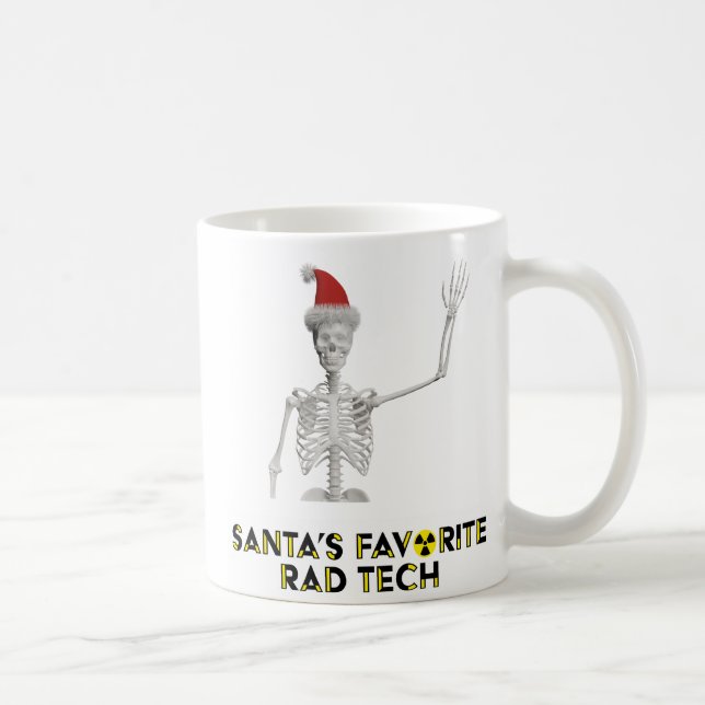 Santa's Favorite Rad Tech Kaffemugg (Höger)