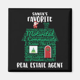 Santas Favorite Real Gods Agent jul Magnet
