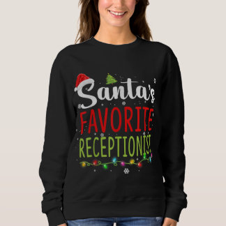 Santa's Favorite Receptionist jultomten T Shirt