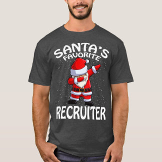 Santas Favorite Recruiter jul T Shirt