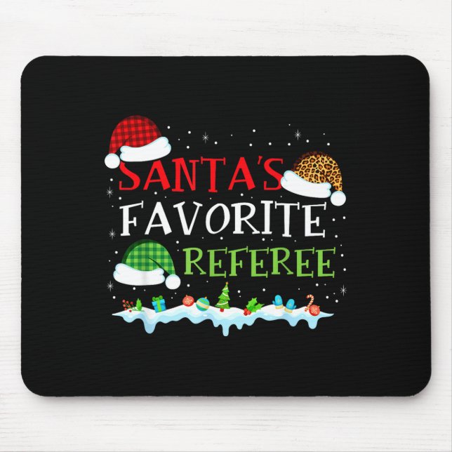 Santa's Favorite Referee Fun Christmas  Musmatta (Framsidan)