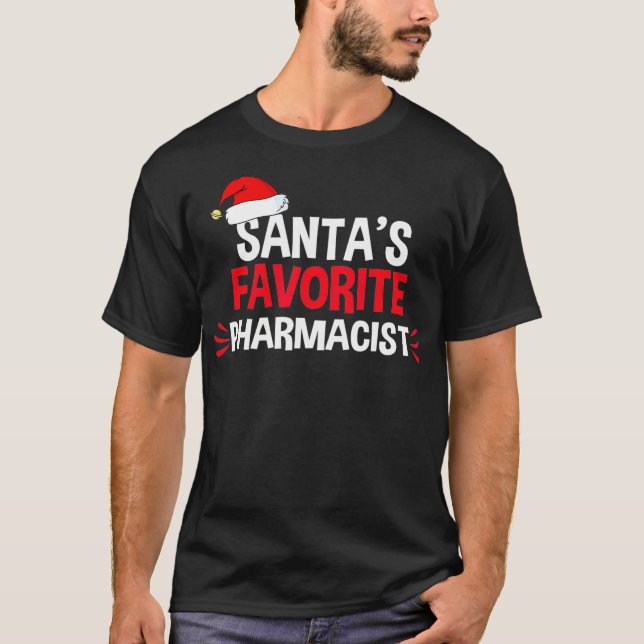 Santas Favorite School Pharmaco Jul Manar T Shirt (Framsida)