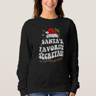 Santa's Favorite Secretary  Christmas Men Women T Shirt