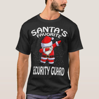 Santas Favorite Security Guard jul T Shirt