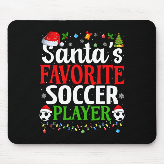 Santa's Favorite Soccer Player Julafton Funny Chri Musmatta (Framsidan)