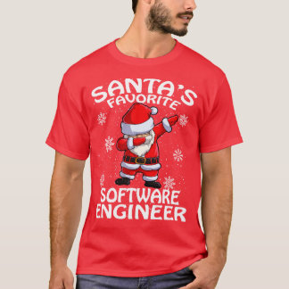 Santas Favorite Software Ingenjör jul T Shirt