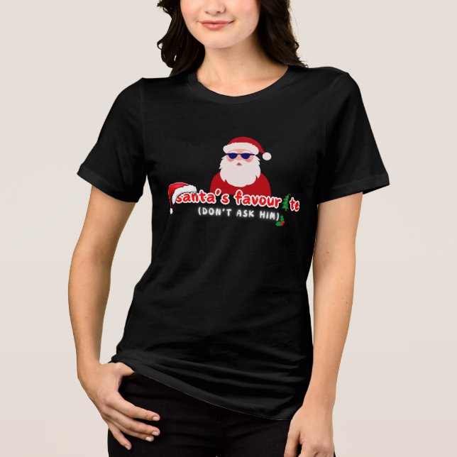Santa's Favorite-Speciell T Shirt (Framsida)