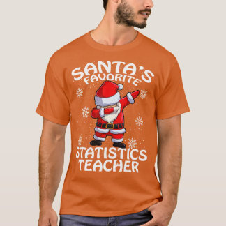 Santas Favorite Statistics Teacher jul T Shirt