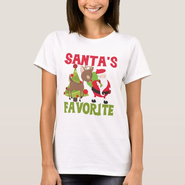 Santa's Favorite T Shirt (Framsida)