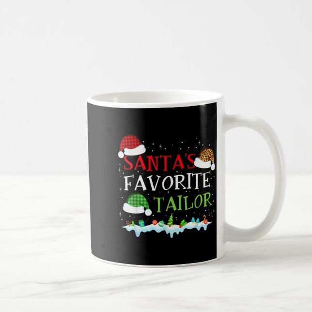 Santa's Favorite Tailor Fun Christmas Alterations  Kaffemugg (Höger)